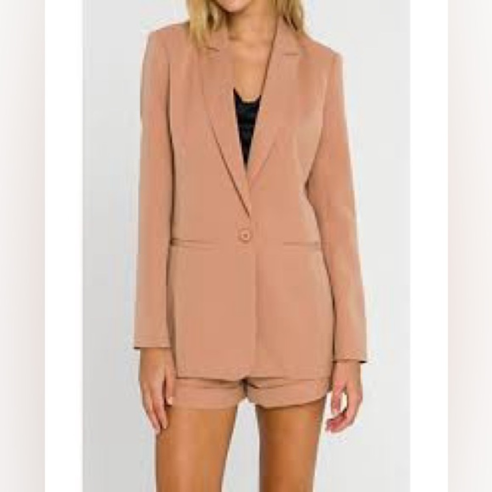 Endless Rose Tan Blazer